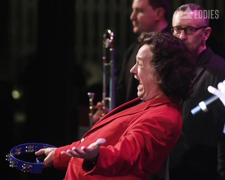 Artists perform and winners accept awards during The Eddies, the first annual celebration of Capital Region music at Proctors Sunday, April 14, 2019.